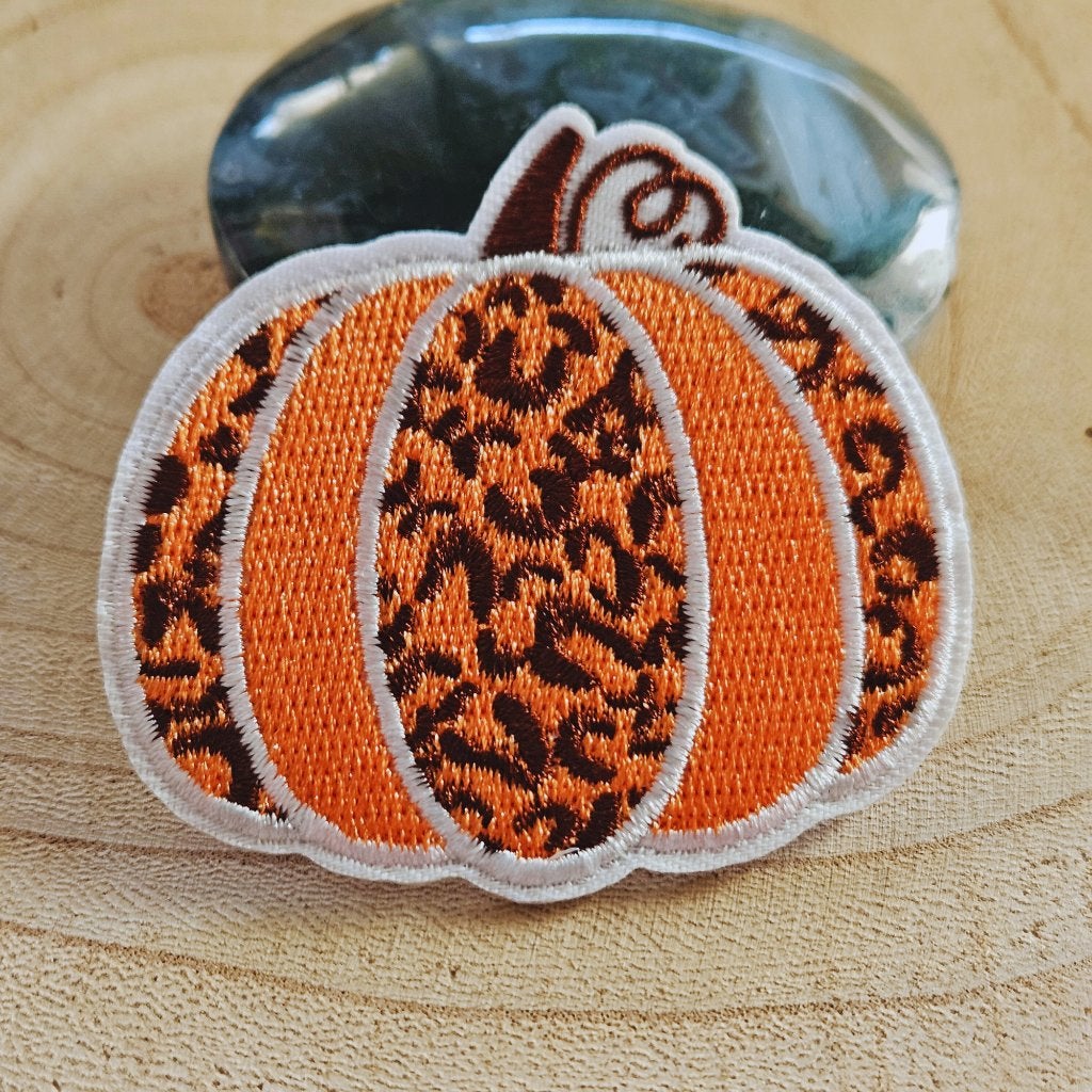 Strijk embleem applicatie Patch pompoen oranje, D, Nieuw, Ophalen of Verzenden, D