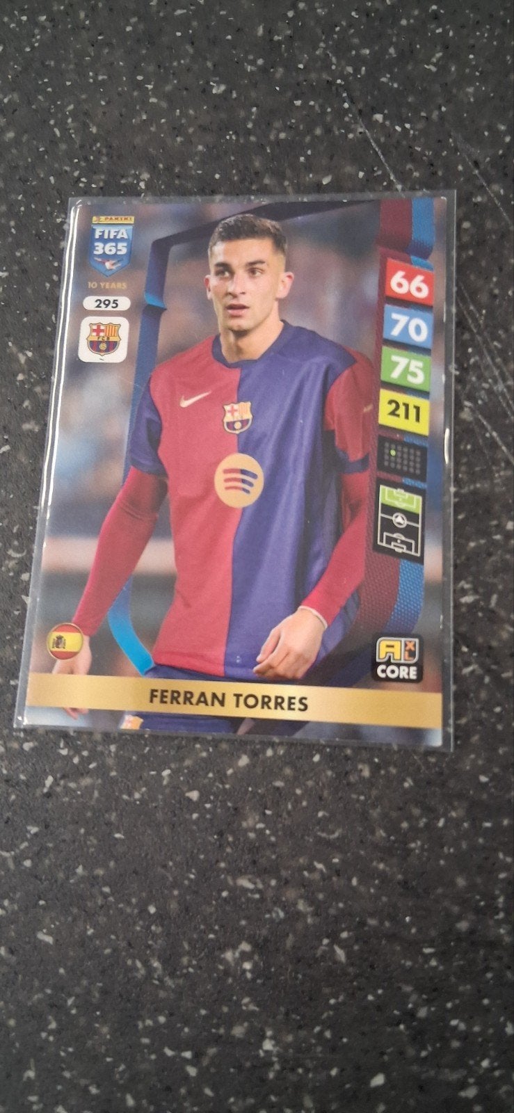 Ferran Torres Panini FIFA 365 Adrenalyn XL Spelerskaart, Ophalen of Verzenden, Zo goed als nieuw, Buitenlandse clubs, Spelerskaart