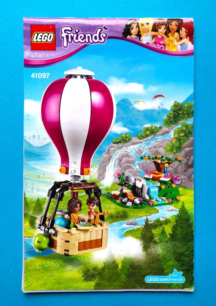 lego friends 41097 heartlake luchtballon, Kinderen en Baby's, Ophalen, Lego, Zo goed als nieuw, Complete set