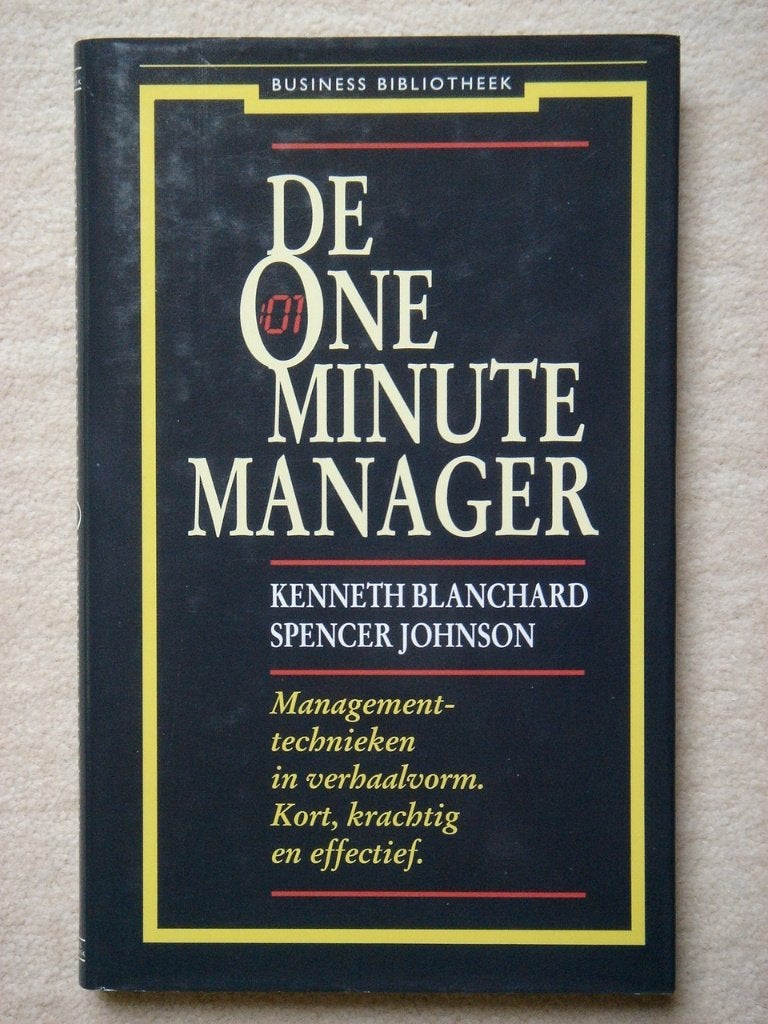 De ONE Minute Manager - Kenneth Blanchard/Spencer Johnson, Ophalen, Gelezen, Management