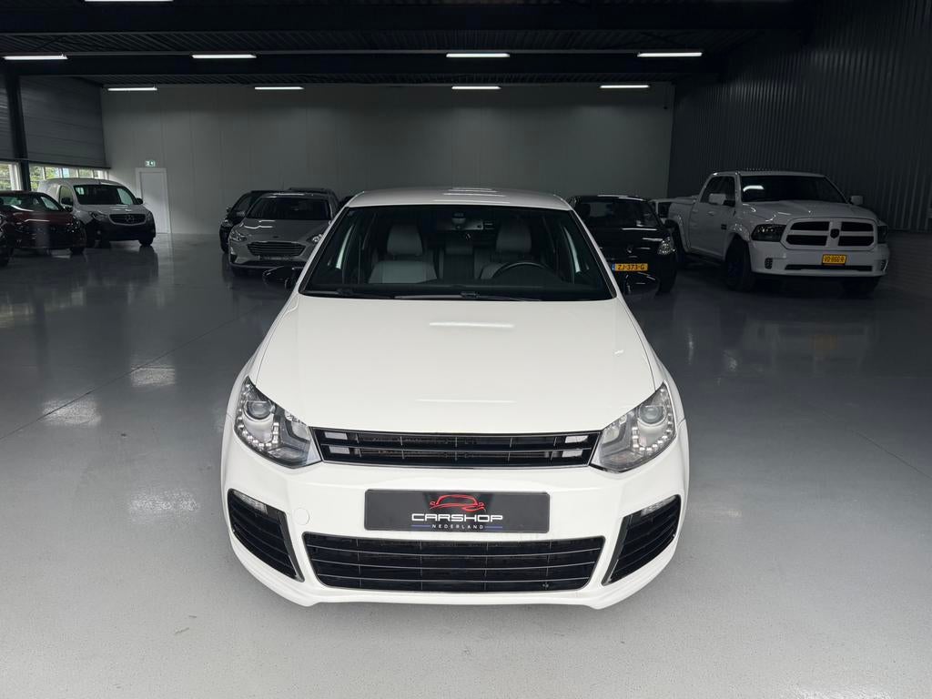 Volkswagen Polo 1.4 TSI BlueGT 140PK DSG/CAMERA/CARPLAY/PDC, 4 cilinders, Navigatiesysteem, Leder en Stof, Wit