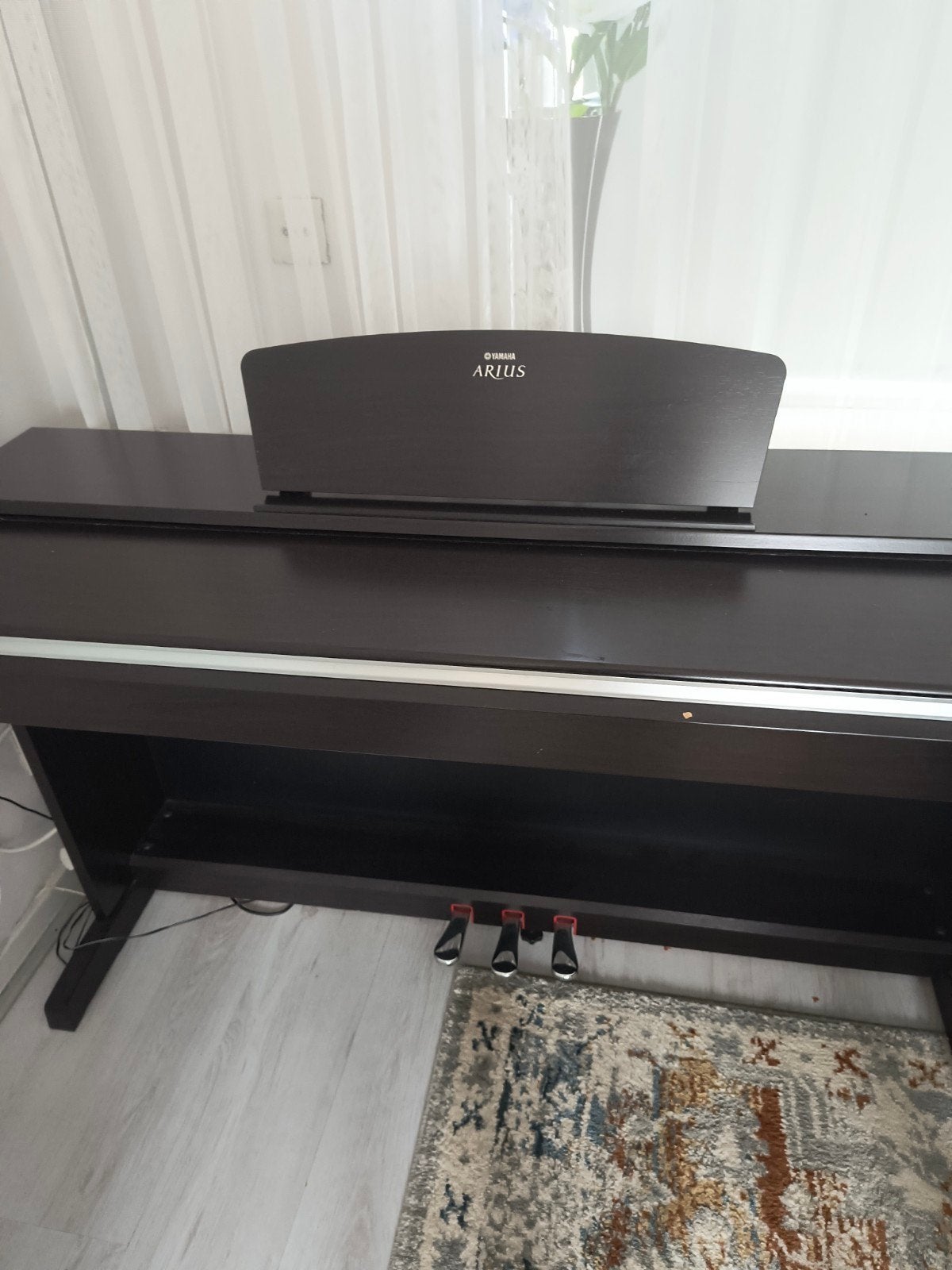 yamaha YDP-141 piano, Ophalen, Zwart, Digitaal, Zo goed als nieuw