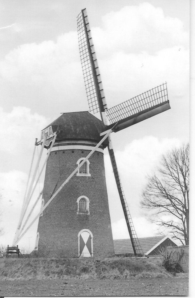 Ansichtkaart Korenmolen De Heimolen, St. Hubert (1977), Ophalen of Verzenden, 1960 tot 1980, Ongelopen, Noord-Brabant
