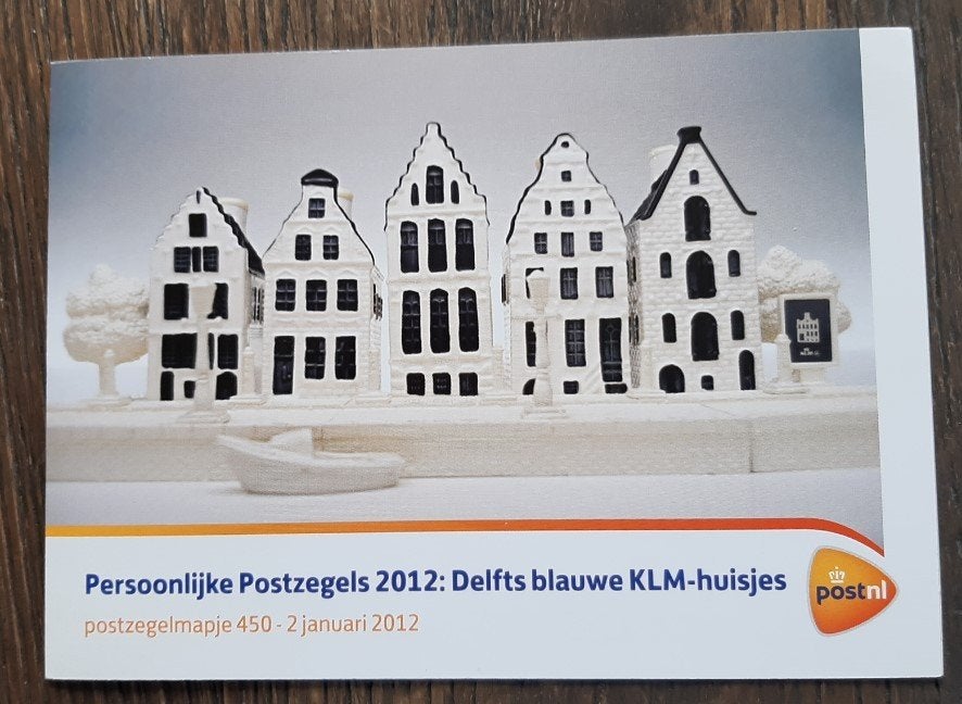 2012 Postzegelmapje 450 Delfts blauwe KLM-huisjes, Postzegels en Munten, Ophalen of Verzenden, Postfris