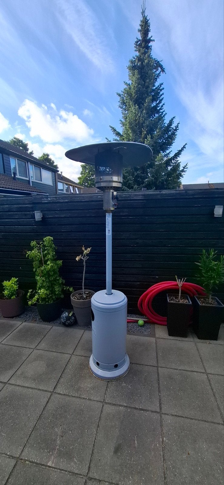 Terrasverwarmer op gas - Ideaal voor koele avonden, Ophalen of Verzenden, Gebruikt, Gas, Vloer