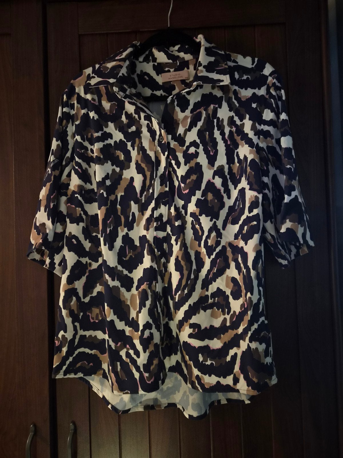 Studio Anneloes Bobby leopard blouse xxl, Verzenden, Maat 46/48 (XL) of groter, Zo goed als nieuw, Overige kleuren