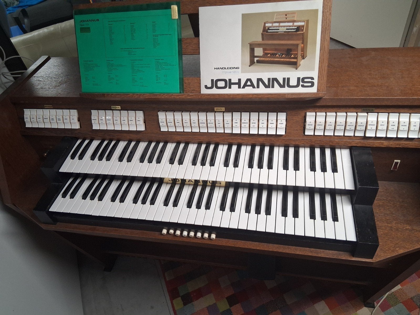 Johannes Opus 15n Elektrisch Antiek Orgel berichten mag, Ophalen, Gebruikt, 2 klavieren, Orgel