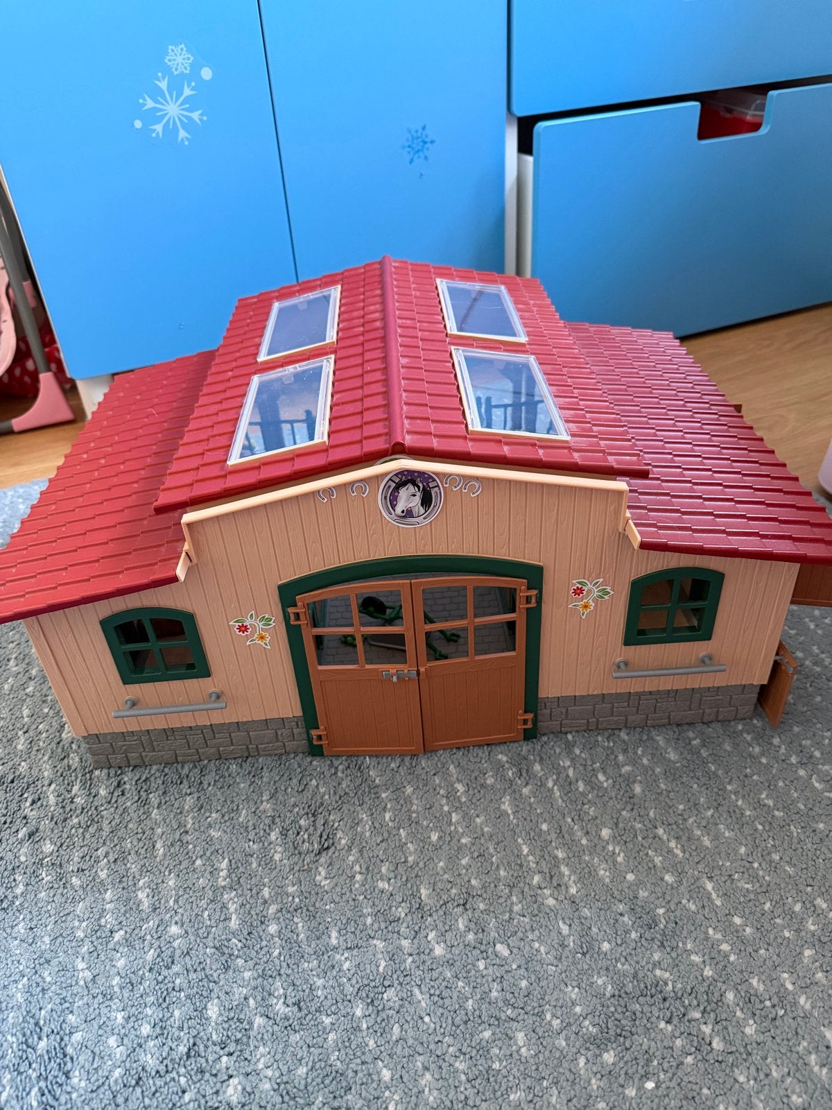 Schleich Paardenstal met accessoires - Zo goed als nieuw, Ophalen, Zo goed als nieuw, Overige merken