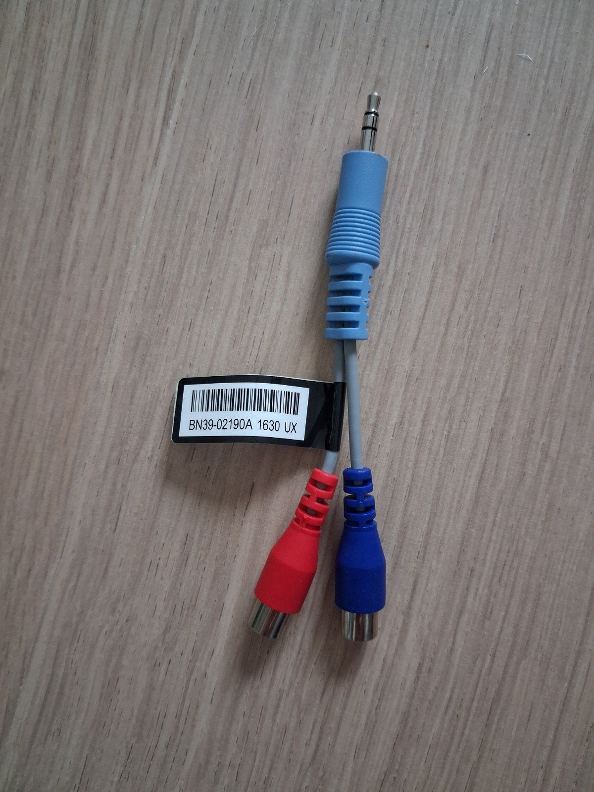 Audio kabel 3.5mm jack naar RCA (rood/blauw), Ophalen of Verzenden, Zo goed als nieuw, Minder dan 2 meter, Interlink-kabel
