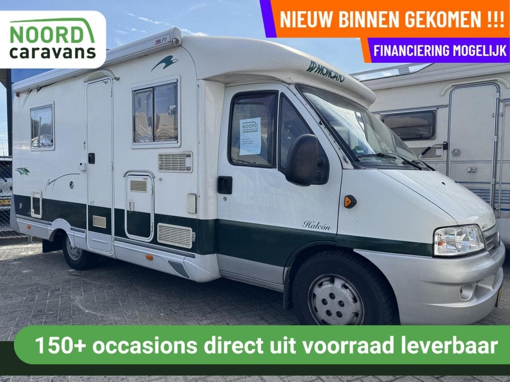 Moncayo Halcon H-421, FRANSBED, AIRCO, 97012 KM, Caravans en Kamperen, Campers, Overige merken, Fietsendrager, Bedrijf, Airconditioning