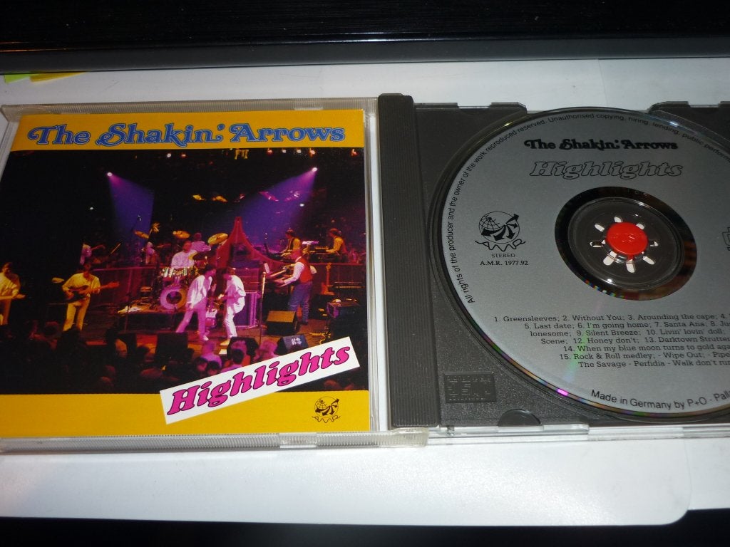The Shakin' Arrows - Highlights CD, Verzenden, Zo goed als nieuw, Verzamelalbum, Inclusief doosje