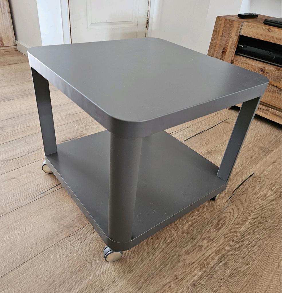 Salontafel - Tingby (Grijs), Ophalen, 50 tot 100 cm, Optioneel: wielen, Vierkant