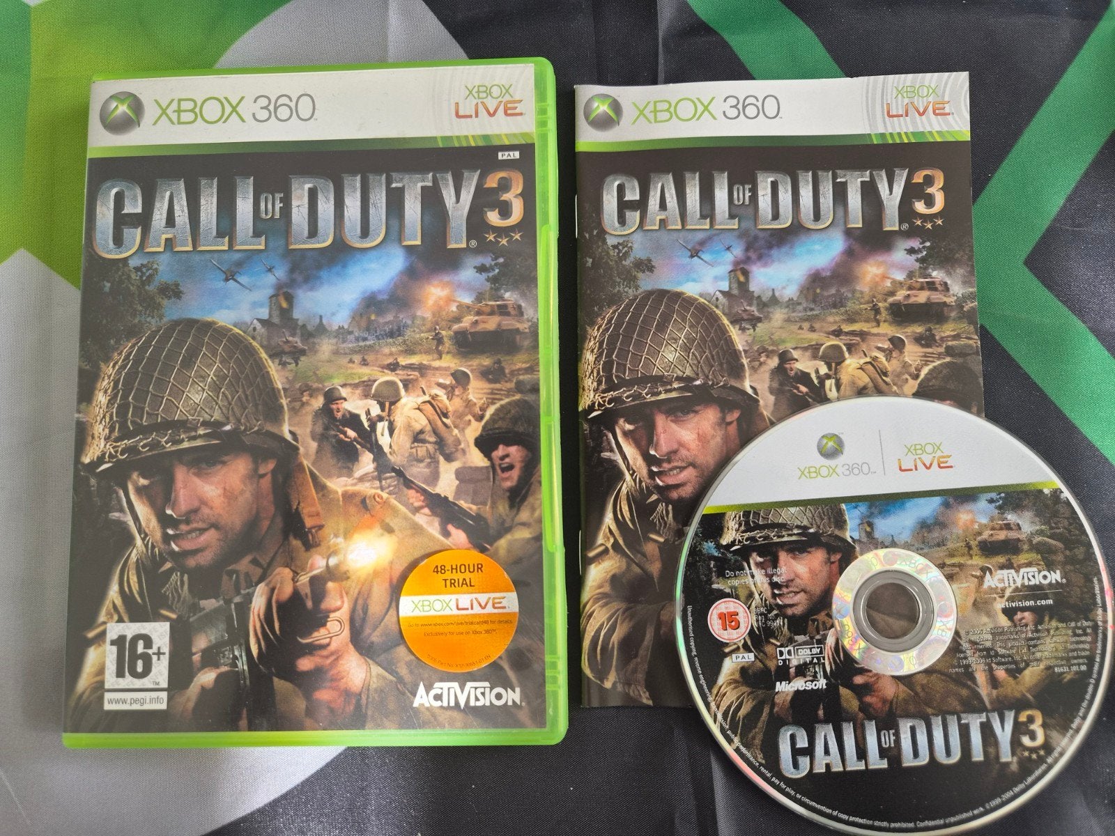 Call Of Duty 3, Spelcomputers en Games, Gebruikt, Vanaf 18 jaar, Shooter, Verzenden