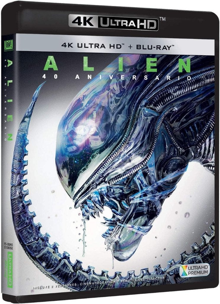 Alien 4K UHD + Blu-ray Nieuw Geseald. 40th Anniversary., Engels, Nederlands, Film, Actie