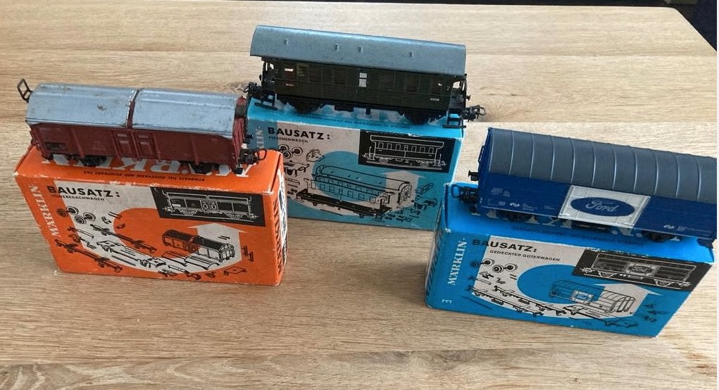 Marklin Bouwpakketten 4919, 4802, 4937, Hobby en Vrije tijd, Modeltreinen | H0, Wisselstroom, Gebruikt, Wagon, Ophalen of Verzenden