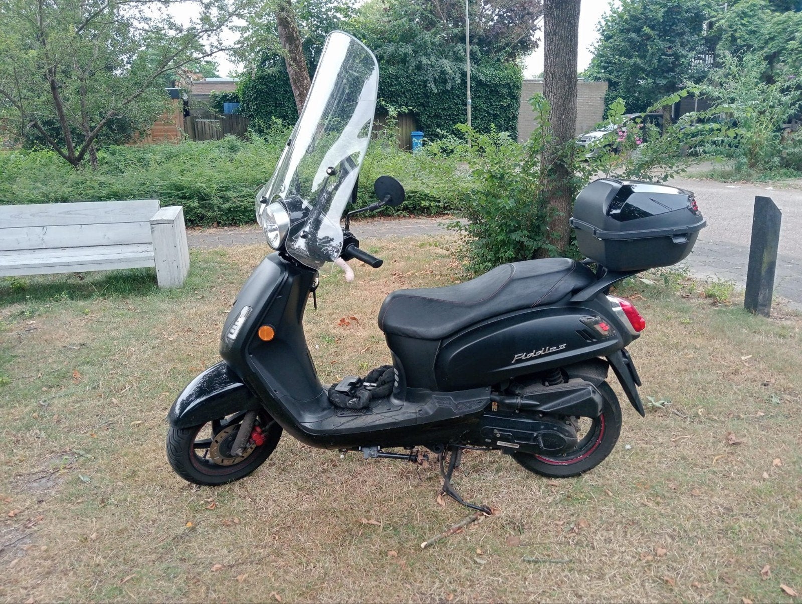 Sym Scooter 50cc 2021 - Antraciet, Goed Onderhouden, Ophalen of Verzenden, Gebruikt, Benzine, SYM