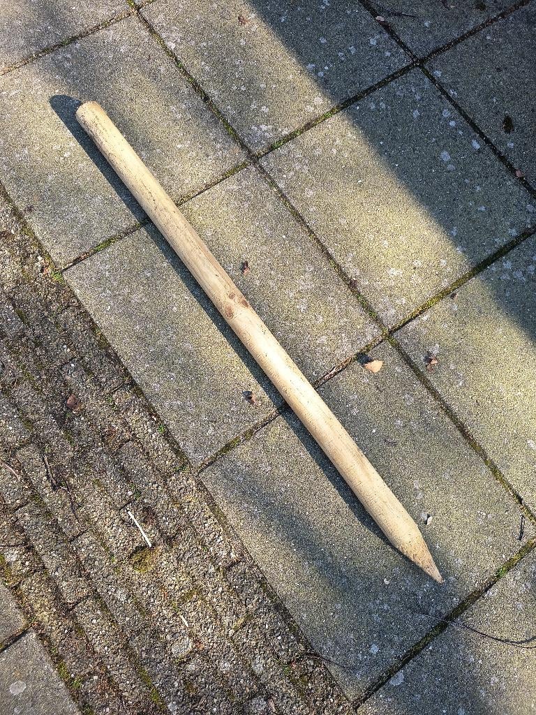 Rondpaal (nieuw), Ophalen, Nieuw, Hout, Tuinhek