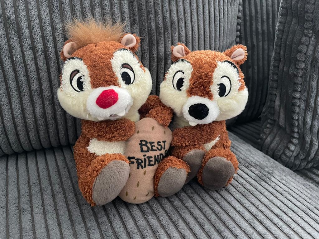 Chip & Dale knabbel & Babbel tic & tac Disneyland knuffel, Ophalen of Verzenden, Knuffel
