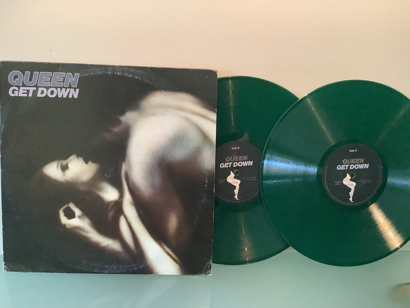 Queen – Get Down 2-lp Groen Vinyl, Gebruikt, Colored vinyl, Ophalen of Verzenden, 12 inch