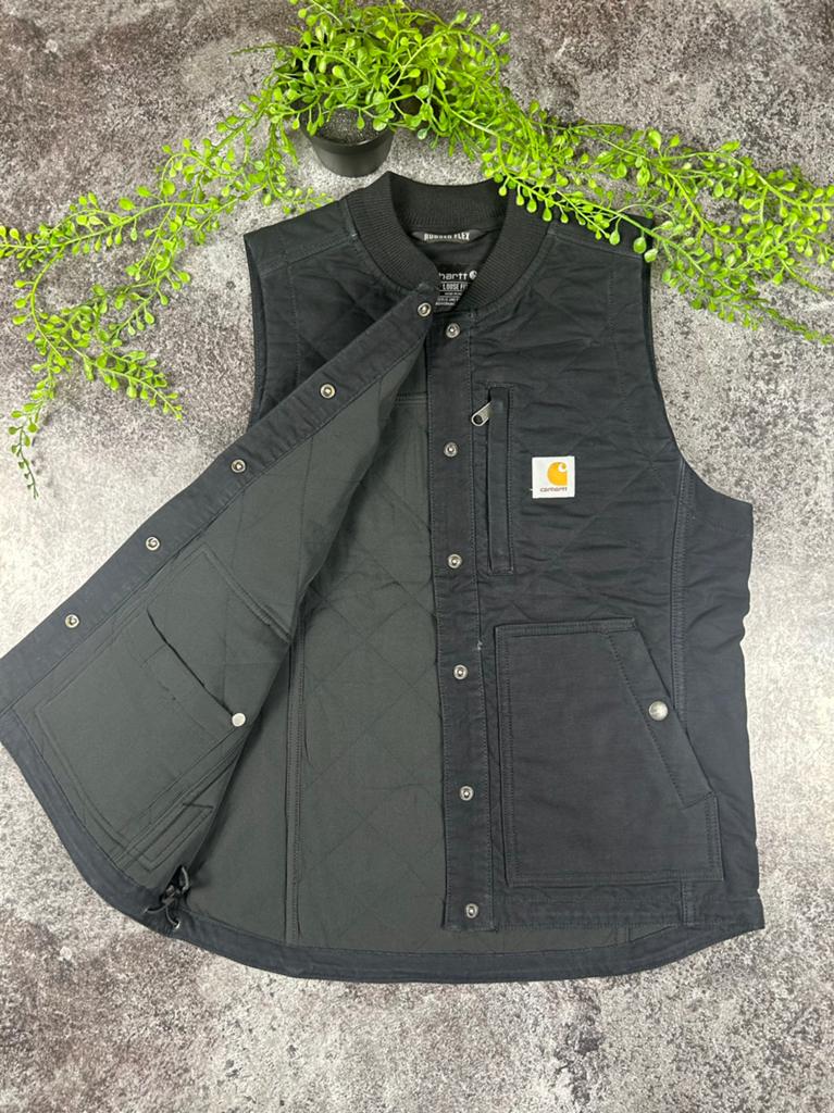 Carhartt Rugged Flex Vest/Bodywarmer Zwart - Maat S, Ophalen of Verzenden, Zo goed als nieuw, Maat 46 (S) of kleiner, Zwart