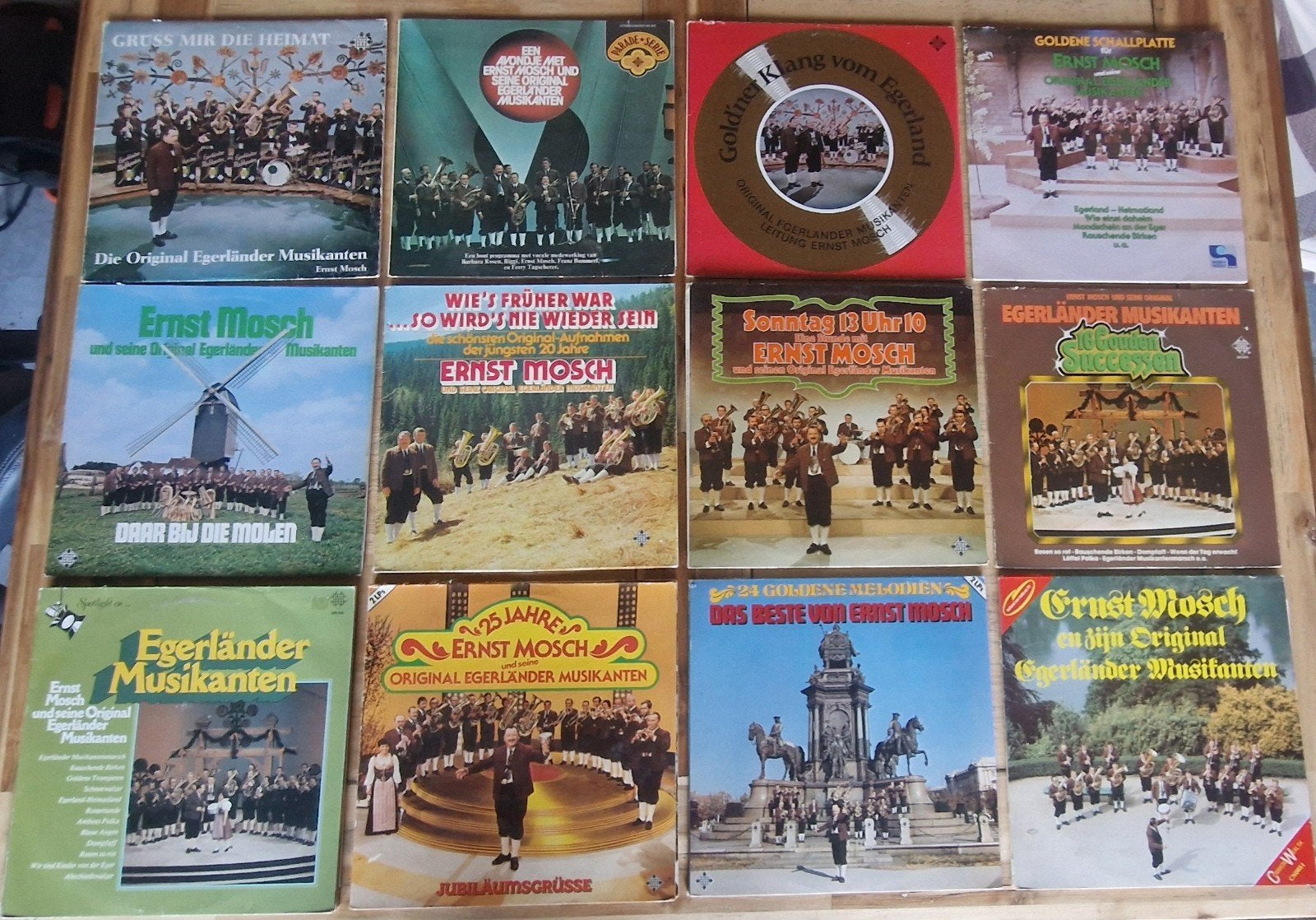Verzameling LP's / Vinyl - Ernst Mosch & Egerländer 25stuks, LP, Gebruikt, 12 inch, Schlager