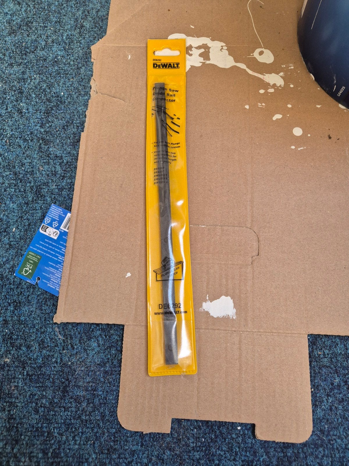 DeWalt DE6292 Koppelstuk Geleiderail, Ophalen, Invalzaag, DeWalt, Nieuw
