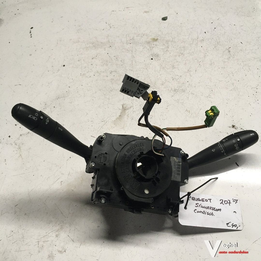 Peugeot 207  2007 Stuurkolom Combischakelaar  96630732XT, Auto-onderdelen, Gebruikt, -, -, Ophalen of Verzenden