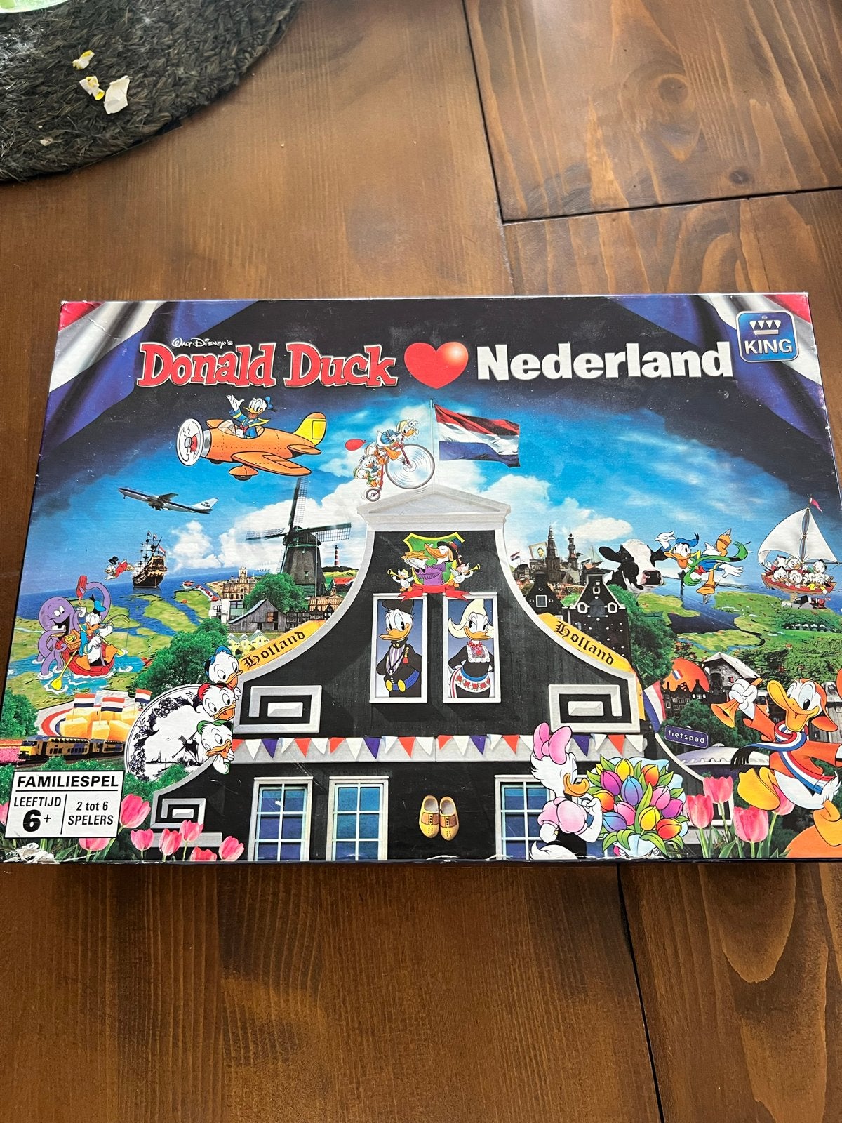 Vintage Donald Duck Hart Nederland Bordspel - Familiespel, Drie of vier spelers, Ophalen of Verzenden, Gebruikt