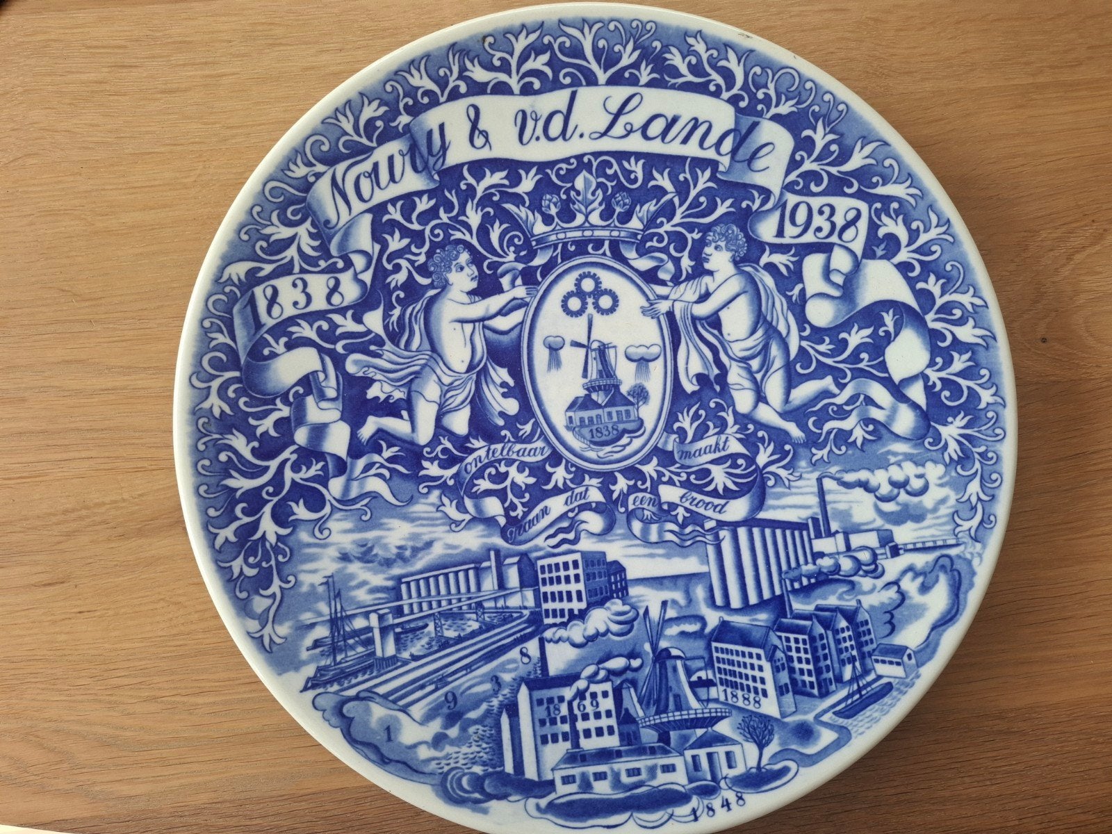 Wandbord Delftsblauw, Antiek en Kunst, Ophalen of Verzenden