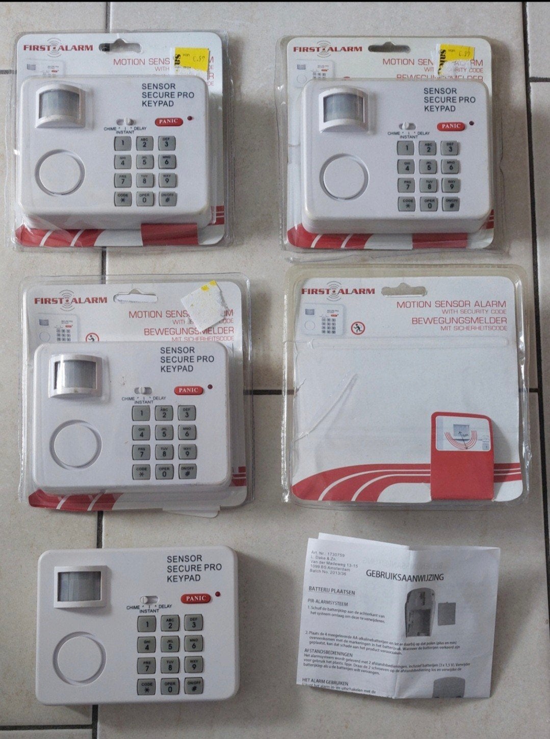 MOTION SENSOR ALARM


WITH SECURITY CODE, Doe-het-zelf en Verbouw, Alarmsystemen, Ophalen of Verzenden, Zo goed als nieuw, Detector, Sensor of Melder