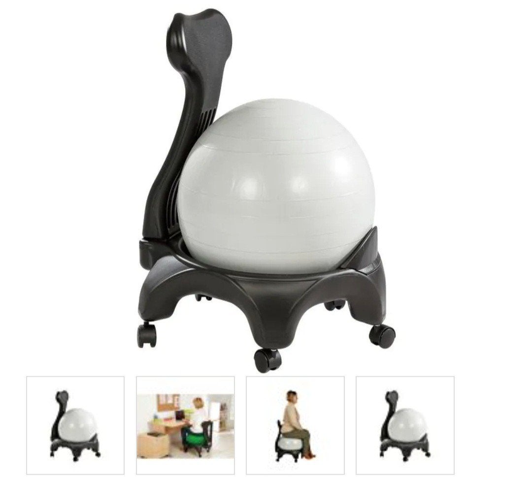 Ergonom. Balstoel - Actief Zitten & Rugklachten Verminder, Ophalen, Ergonomisch, Gebruikt, Zwart