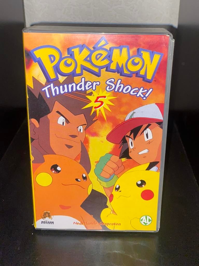Videoband • Pokémon thunder shock 5, Ophalen of Verzenden, Zo goed als nieuw