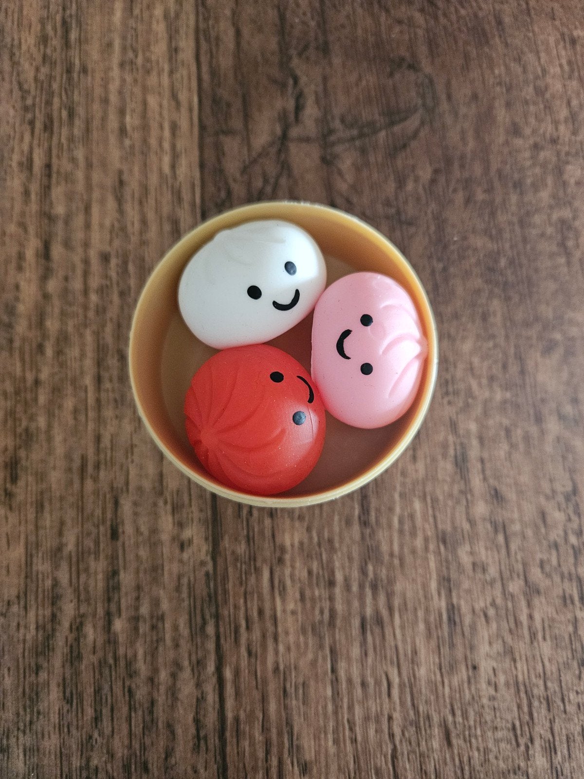 Leuke vrolijke dumplings en vrolijke gesichen, Ophalen of Verzenden, Gebruikt, Jongen of Meisje