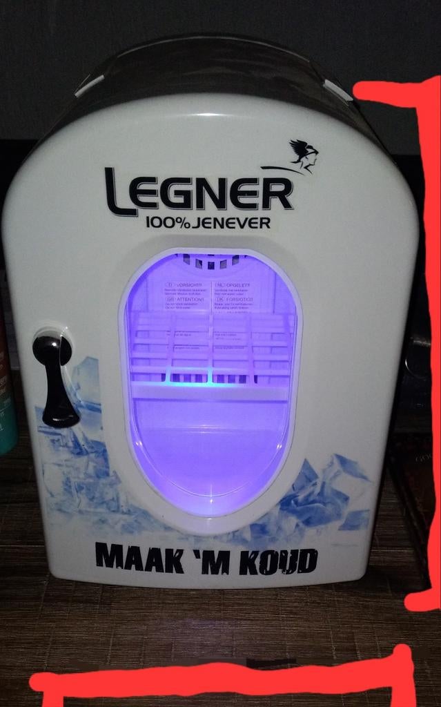 Legner 100% Jenever mini led koelkast, Zonder vriesvak, Nieuw, Ophalen of Verzenden, Minder dan 75 liter
