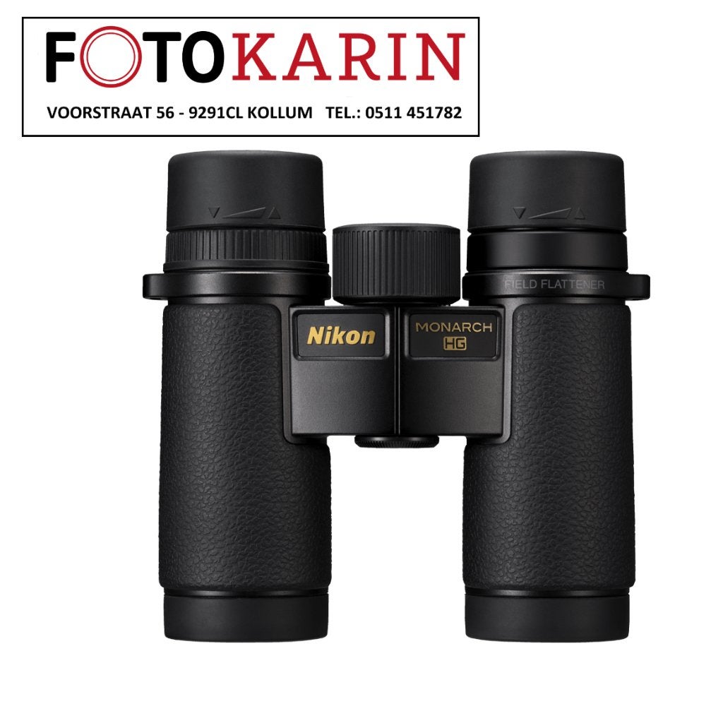 Nikon Monarch HG 10x30 verrekijker | nieuw|Foto Karin Kollum, Dakkant (recht), Nieuw, Ophalen of Verzenden, Met hoes of tas