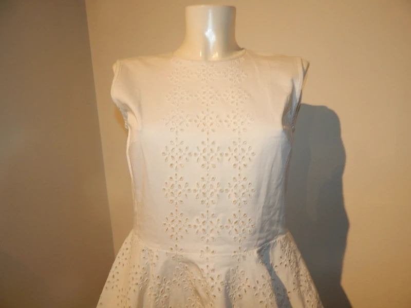Giambattista Valli x 7 for all man kind schattige jurk xs/s, Giambattista Valli, Verzenden, Wit, Zo goed als nieuw