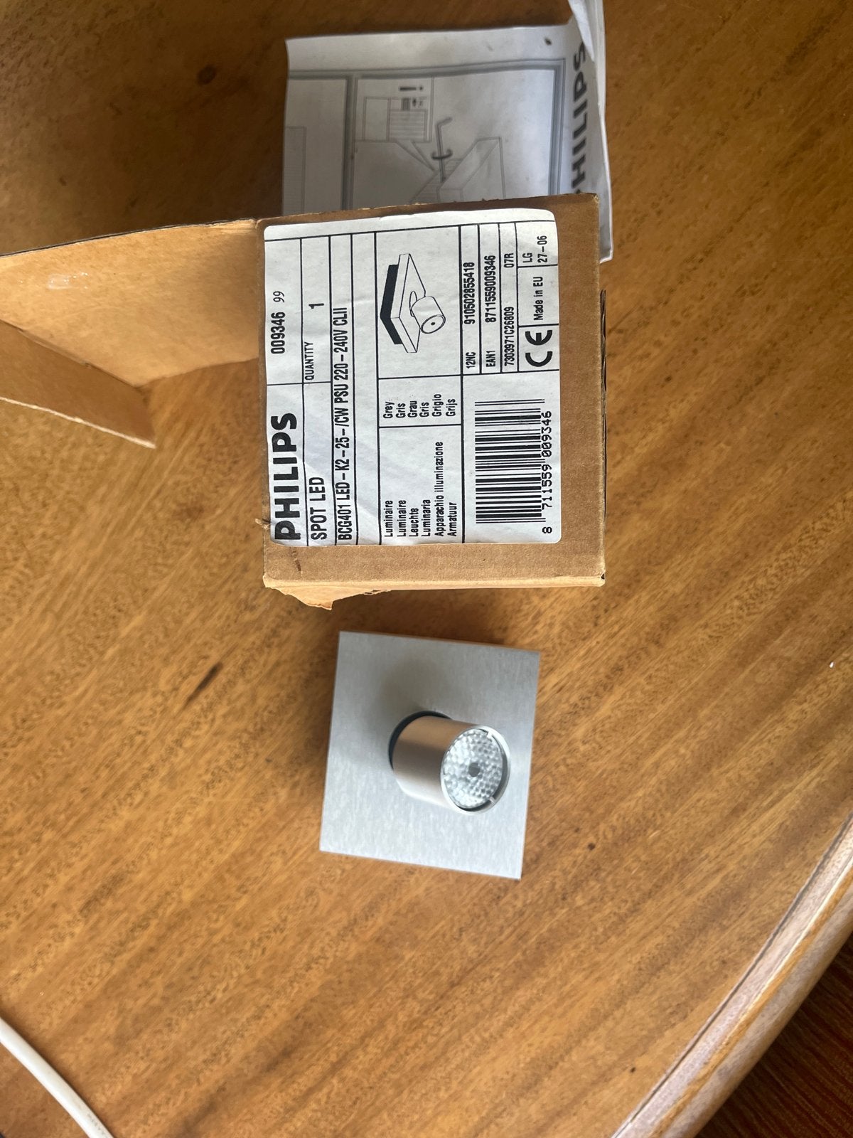 Philips LED Spot BCG401 - Nieuw in doos, Ophalen of Verzenden, Nieuw, Plafondspot of Wandspot
