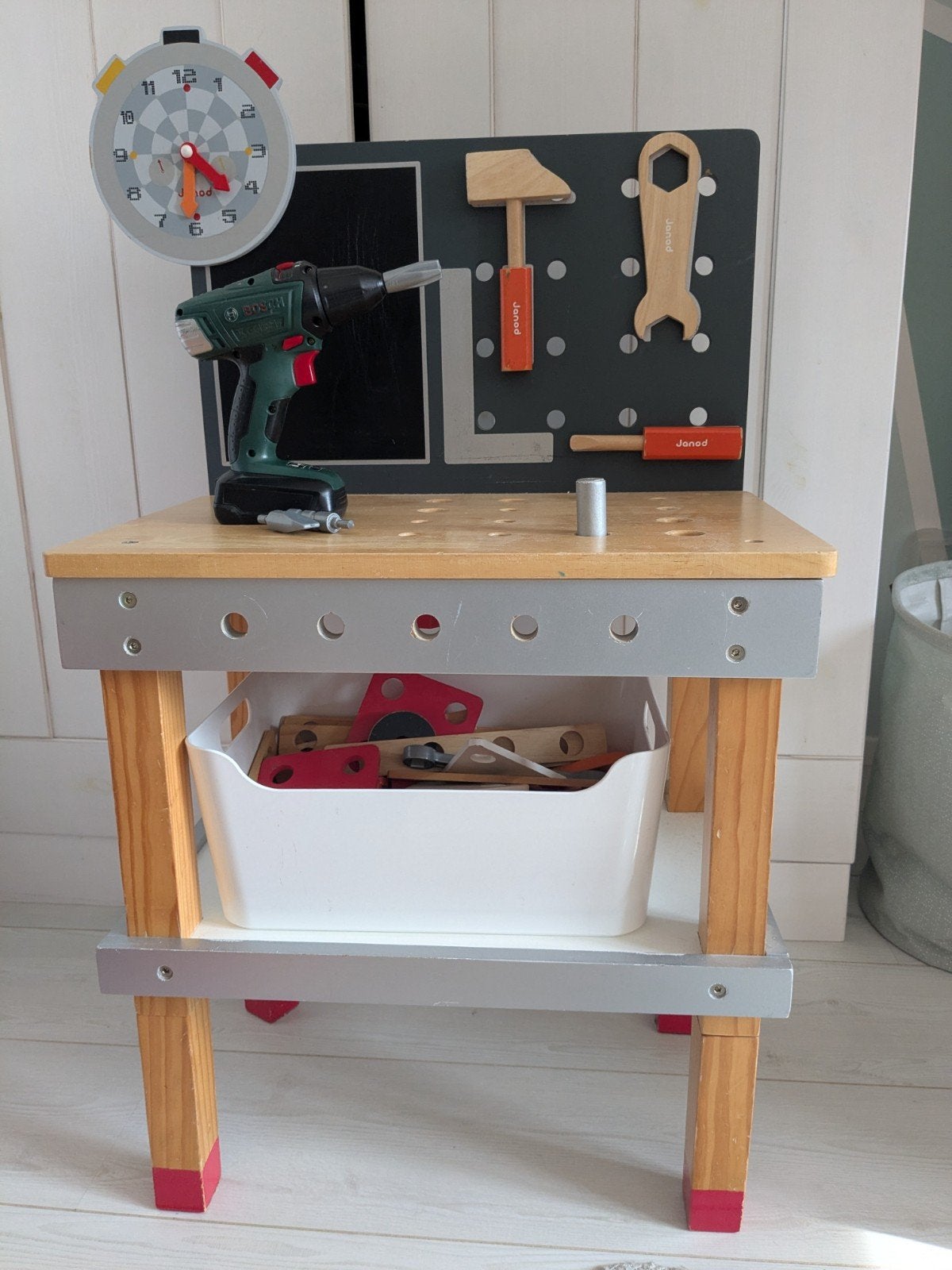 Workmate voor kinderen 2-5 jaar met gereedschap, Ophalen, Gebruikt, Bouwen