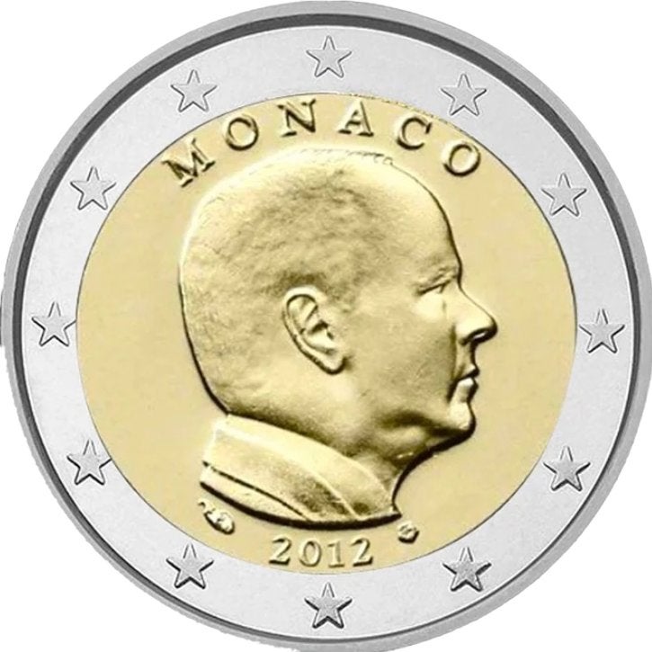 Euromunten, Postzegels en Munten, Munten | Europa | Euromunten, Ophalen of Verzenden, Monaco, 2 euro, Losse munt