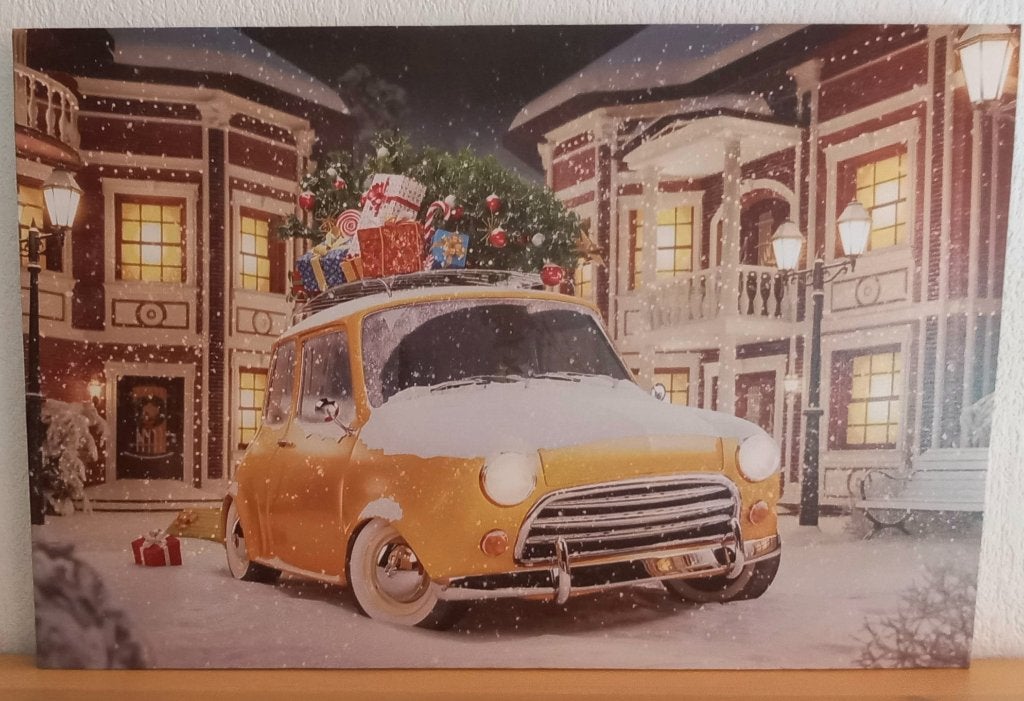 Wintersfeer, Ophalen, Nieuw, Print, Minder dan 50 cm