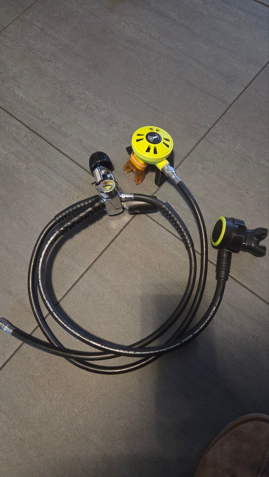 US Divers Micra Automatenset met Octopus en Manometer, Watersport en Boten, Duiken, Ophalen of Verzenden, Overige typen