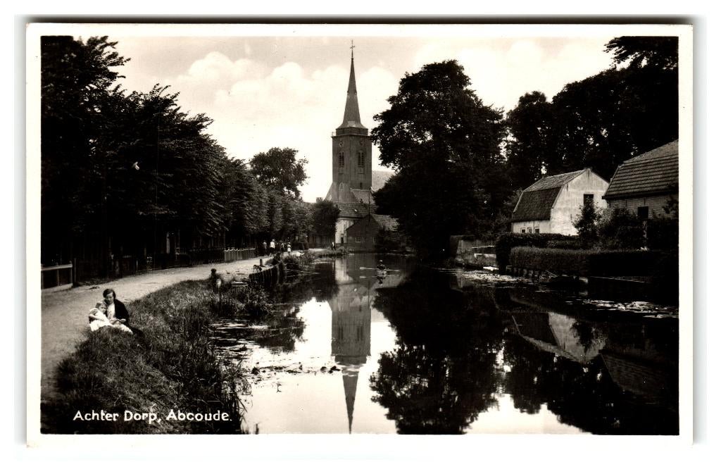 Abcoude, Achter Dorp, Verzenden, 1920 tot 1940, Gelopen, Utrecht