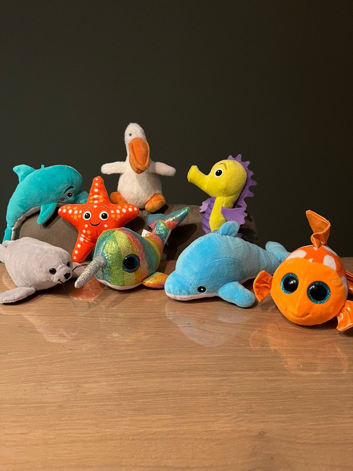 Leuke set zeedieren knuffels, Ophalen of Verzenden, Overige typen