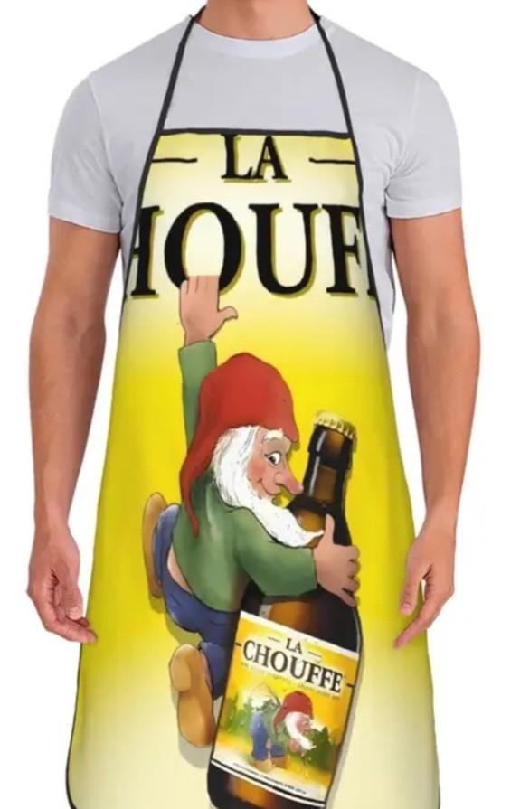 LA CHOUFFE Schort, Verzamelen, Biermerken, Nieuw, Overige typen, Overige merken, Ophalen of Verzenden