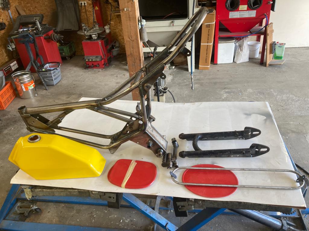 Gebben 1 frame, Ophalen