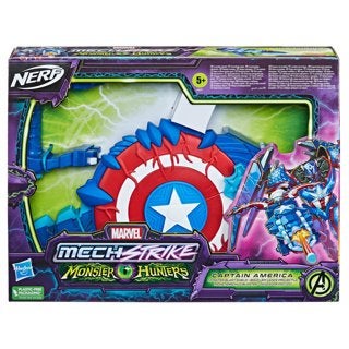Nerf: Mech Strike Monster Hunters: Captain America, ., Jongen of Meisje, Nieuw, Ophalen of Verzenden