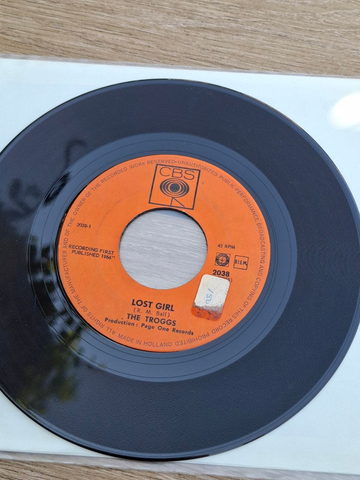 The Troggs - Lost Girl / The Yella In Me 7 inch single, Gebruikt, 7 inch, Ophalen of Verzenden, EP