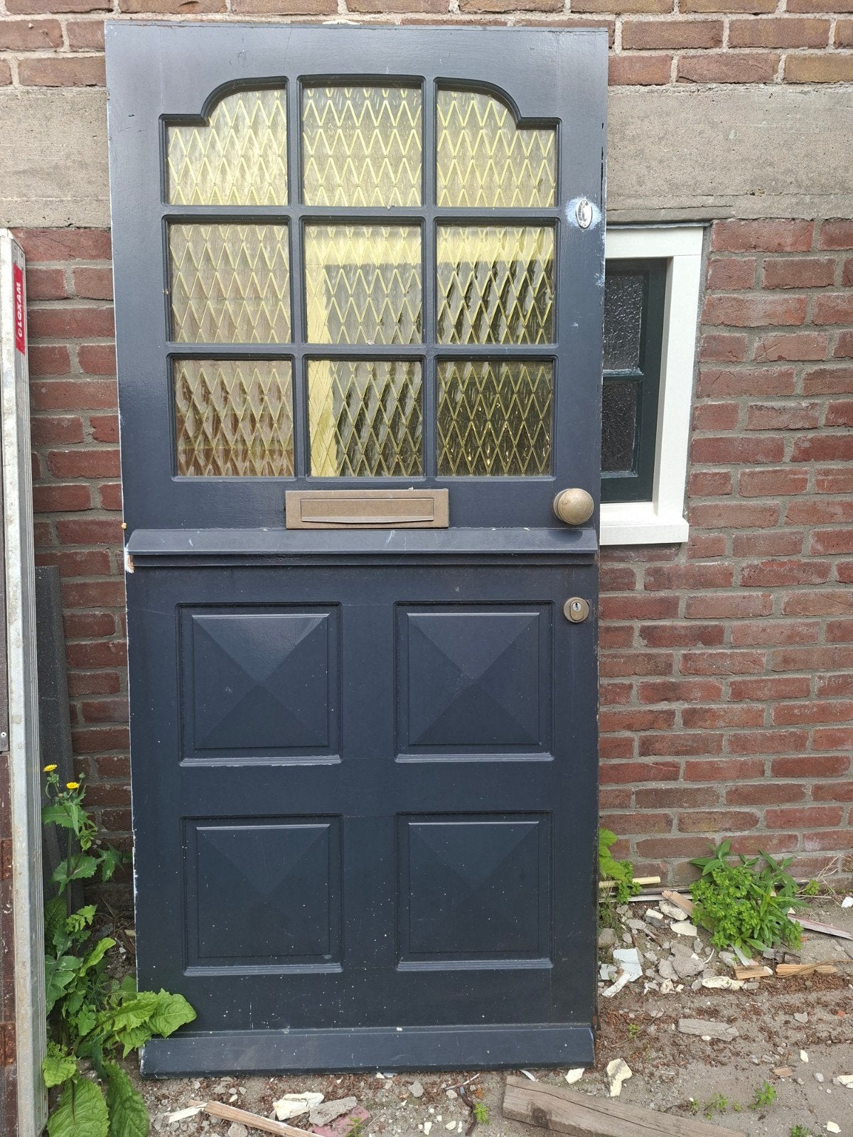 Te koop: mooie buitendeur incl beslag, Doe-het-zelf en Verbouw, Deuren en Horren, Ophalen, Buitendeur, 200 tot 215 cm