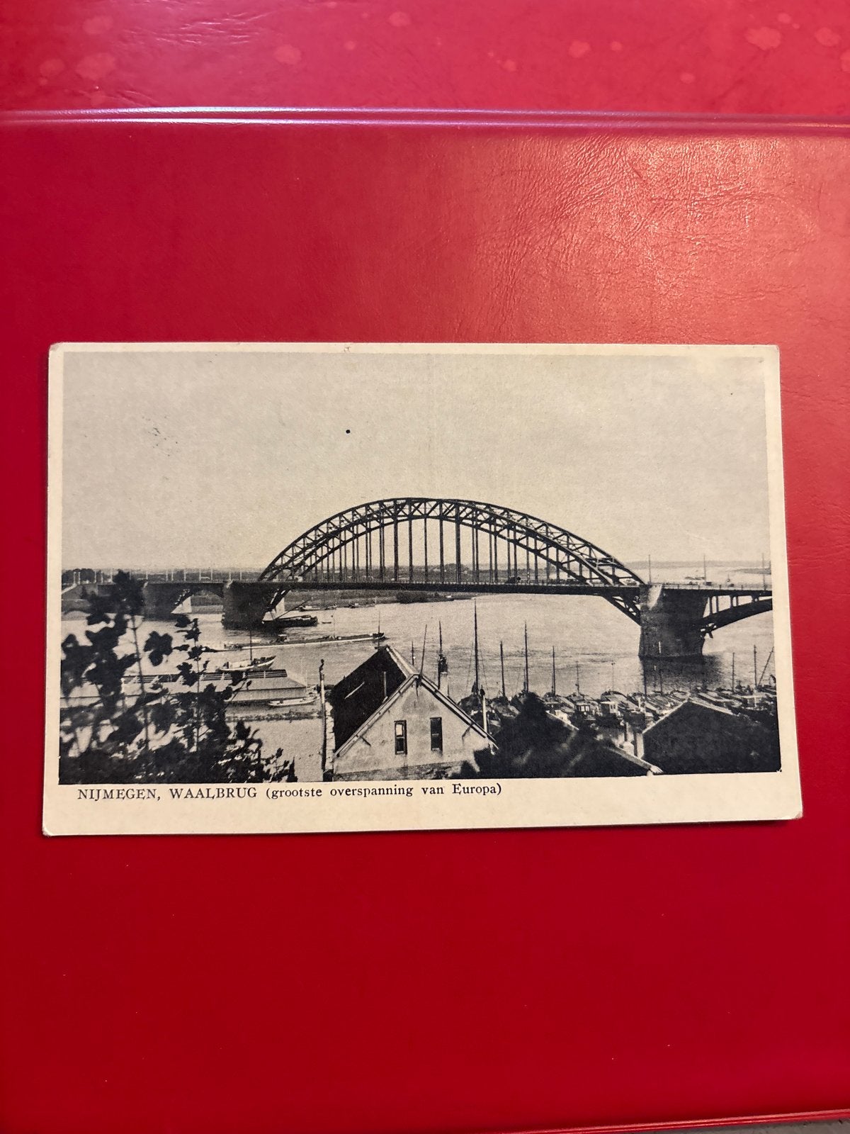 Oude Ansichtkaart Nijmegen Waalbrug 1942 - Gelopen, Ophalen of Verzenden, 1940 tot 1960, Gelopen, Gelderland