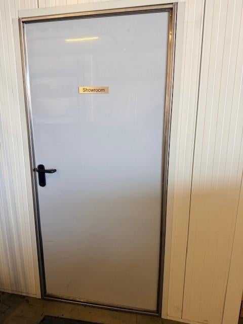 Loopdeur voor sandwichpanelen (40 mm) Br. 211 x H. 100, Ophalen, 80 tot 100 cm, Metaal, 200 tot 215 cm
